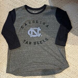 Pre owned eighty four woman’s 3/4 length sleeve North Carolina tarheels shirt